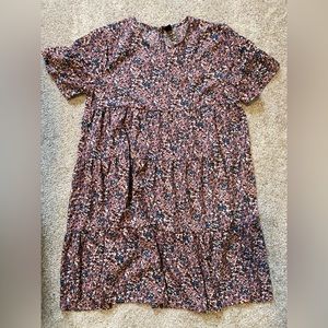 Shein Cheetah Patterned flowy dress